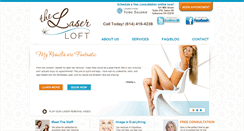 Desktop Screenshot of laserloftsalon.com